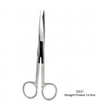 21 Straight Pointed General Surgical Scissors (14.5cm)